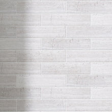 TNMSG-05  wooden white polished marble 2x8 subway tile backsplash
