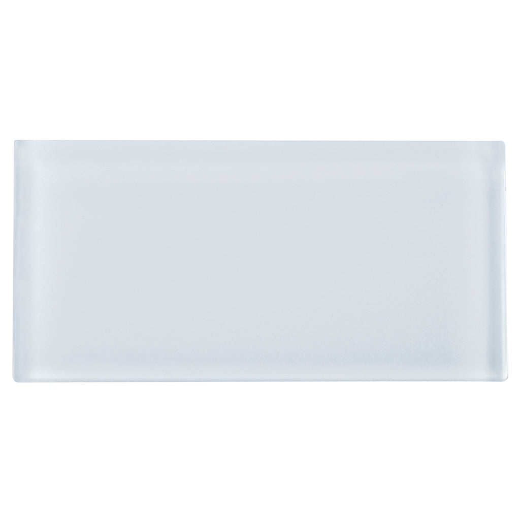 TCSAG-03 3x6 white glass subway tile -Kitchen and Bath Backsplash Wall ...