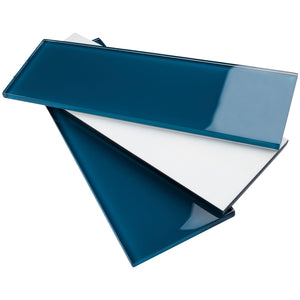 TCSBG-15 Turquoise Blue 4x12 Glass Subway Tile