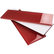 TCSBG-08 4x12 Red Glass Subway Tile